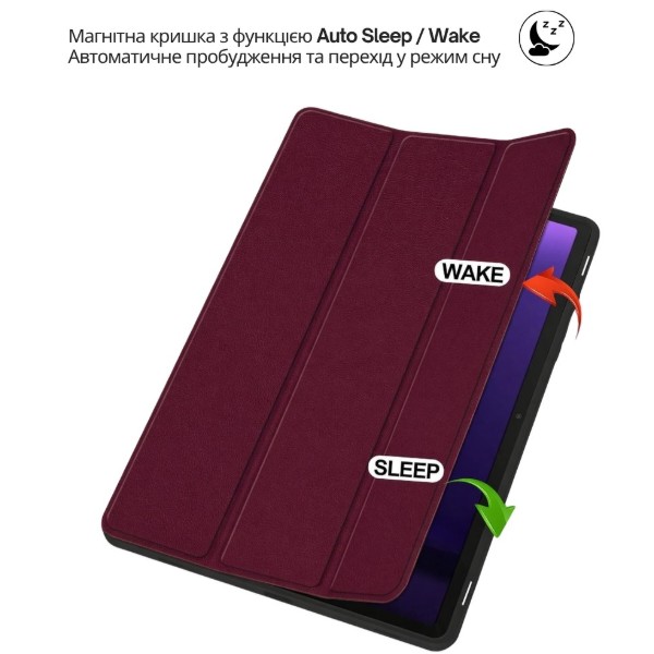 Фото - Чехол для планшета BeCover Flexible TPU Mate for Samsung Galaxy Tab S9 (SM-X710/SM-X716)/S9 FE (SM-X510/SM-X516B) 11.0" Red Wine (715583)